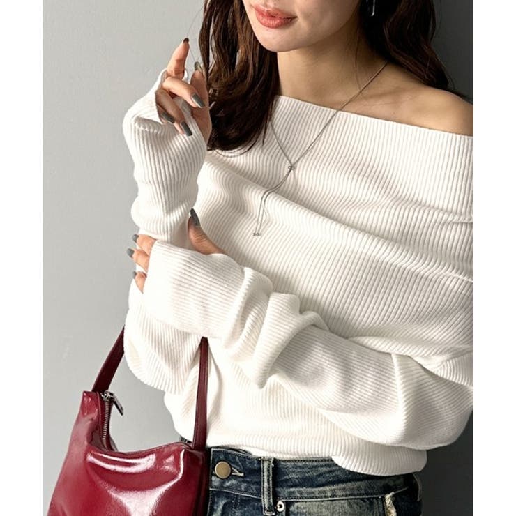 【mily bilet】立体的なシルエットが叶えるデコルテ魅せ♪指穴ドレープ使い… | Classical Elf  | 詳細画像1 