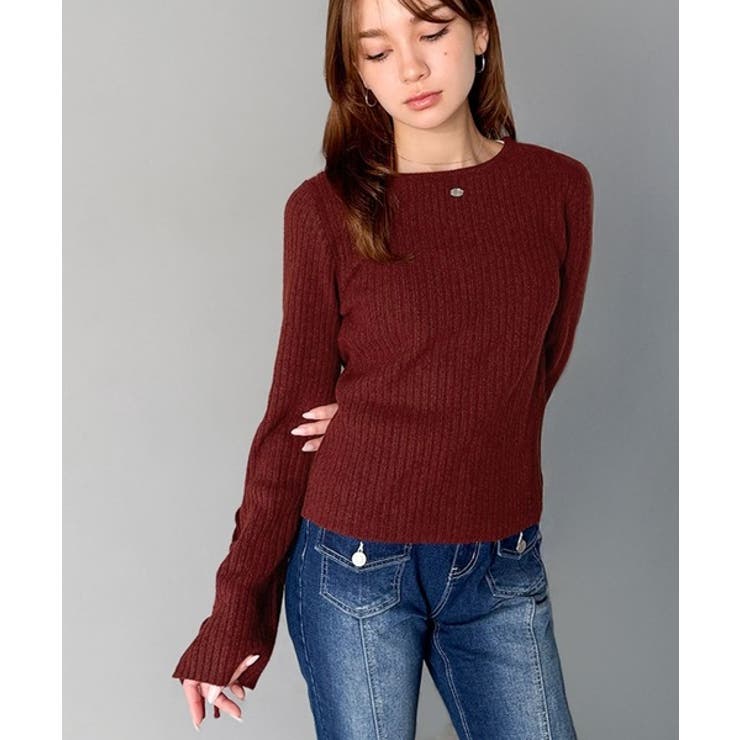 【mily bilet】レースアップデザインニットプルオーバー | Classical Elf  | 詳細画像22 