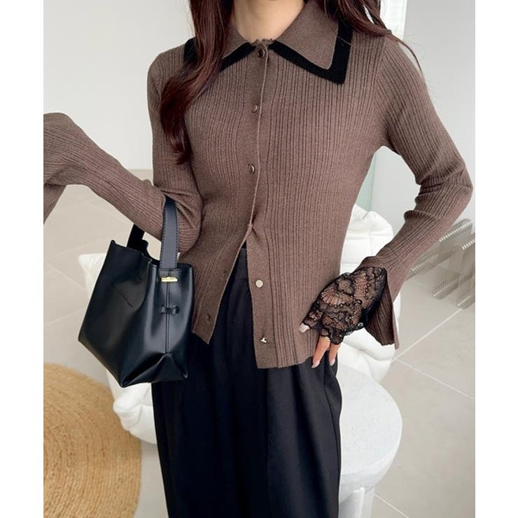 【mily bilet】ダブル襟ニットプルオーバー | Classical Elf  | 詳細画像20 