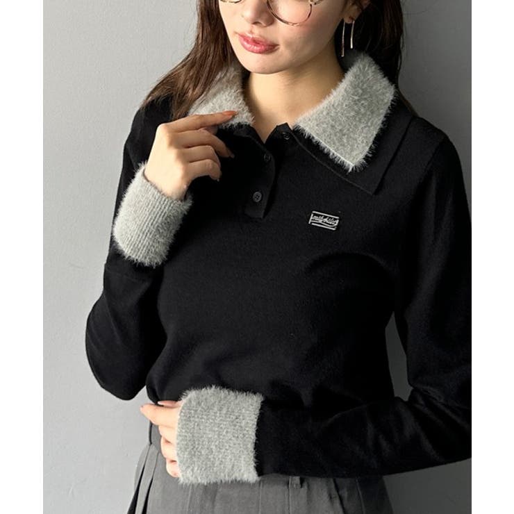 ブラック | 【mily bilet】上品とカジュアルを叶える、大人コーデが即完成。ファー使い… | Classical Elf 