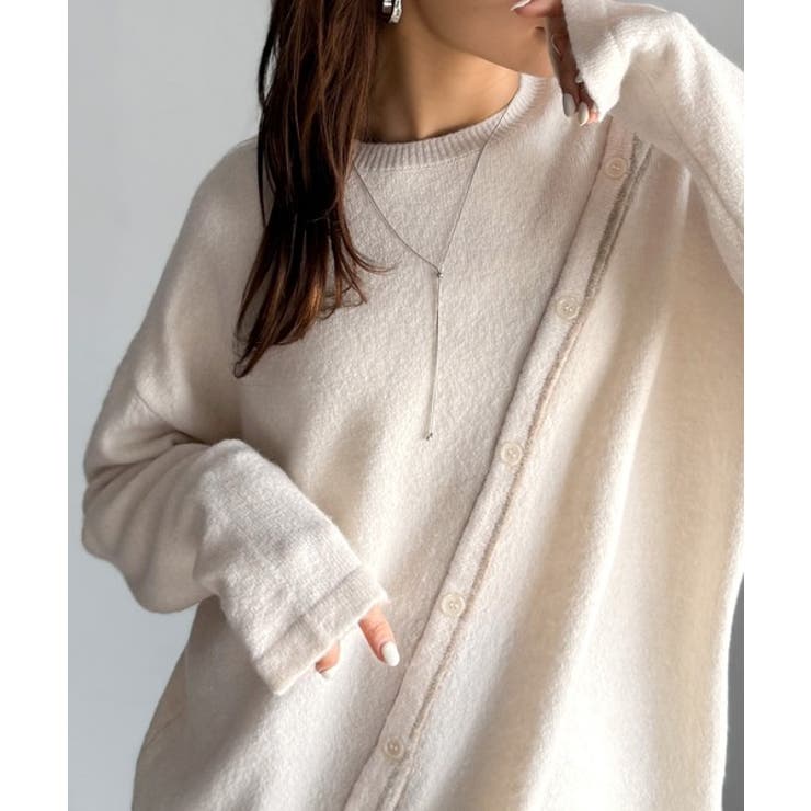 【mily bilet】秋冬もヘルシーに肌見せ！ふわもち肩見せ斜め切り替え２WA… | Classical Elf  | 詳細画像8 