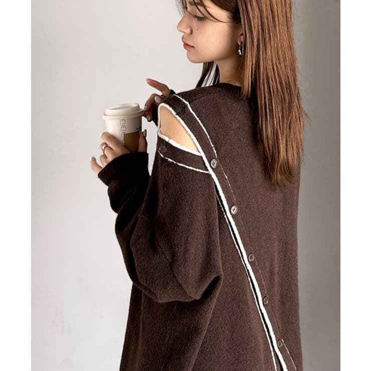 【mily bilet】秋冬もヘルシーに肌見せ！ふわもち肩見せ斜め切り替え２WA… | Classical Elf  | 詳細画像19 