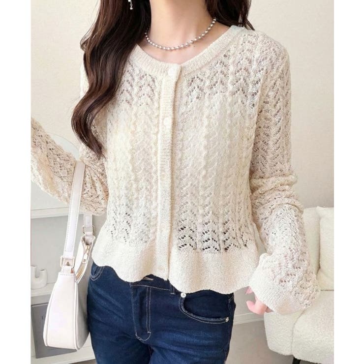 アイボリー | 【mily bilet】ペプラムシルエットで軽やかにスタイルアップ♪前後2way… | Classical Elf 