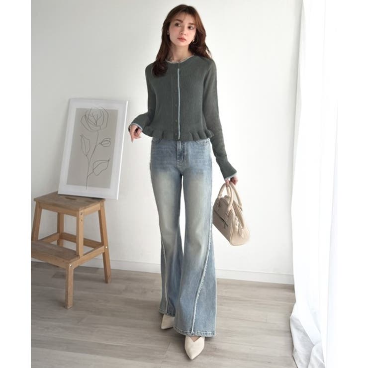 【mily bilet】これ一枚で完成、旬レイヤードスタイル。裾フリルバイカラー… | Classical Elf  | 詳細画像13 