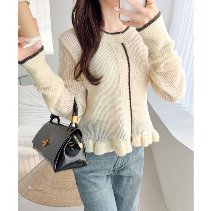 【mily bilet】これ一枚で完成、旬レイヤードスタイル。裾フリルバイカラー… | Classical Elf  | 詳細画像3 