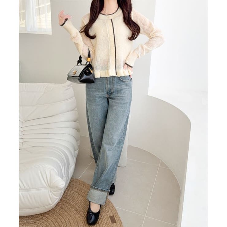 【mily bilet】これ一枚で完成、旬レイヤードスタイル。裾フリルバイカラー… | Classical Elf  | 詳細画像5 