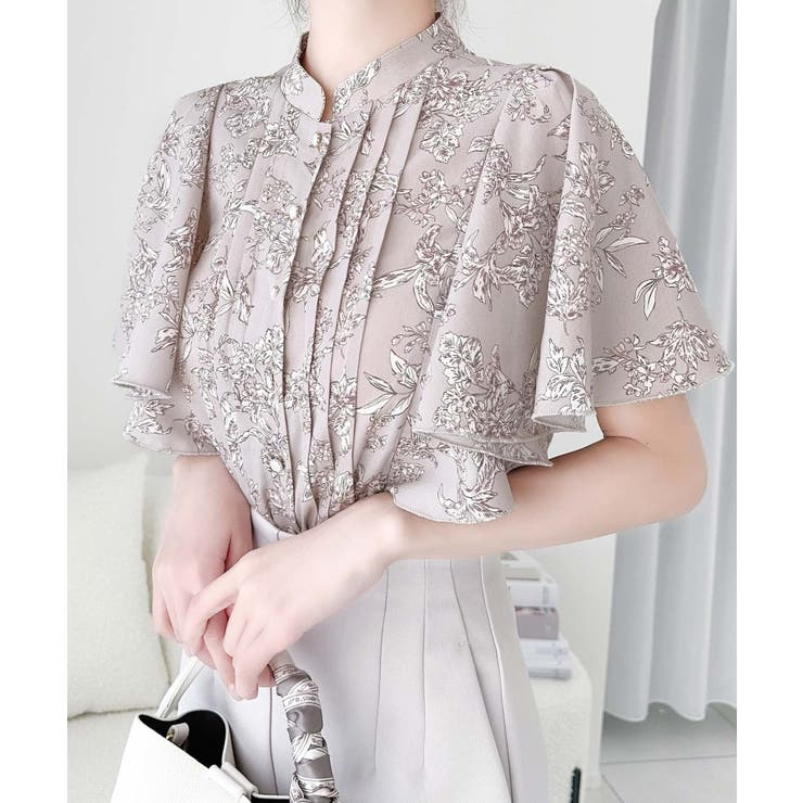 【美品】 トリーバーチ 長袖 ブラウス シルク100% 花柄 ピンタック Tory Burch - 【美品】 トリーバーチ 長袖 ブラウス シルク100% 花柄