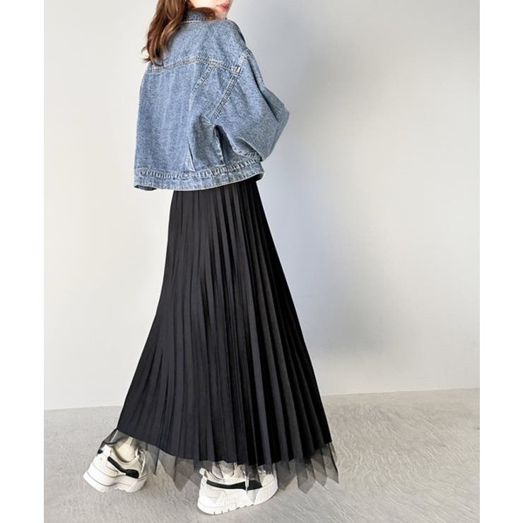 ふんわり大人フェミニン。パール使いリバーシブル２wayチュールスカート | Classical Elf  | 詳細画像16 