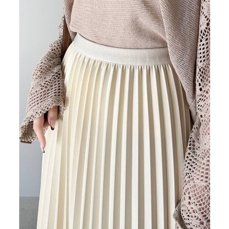 ふんわり大人フェミニン。パール使いリバーシブル２wayチュールスカート | Classical Elf  | 詳細画像23 