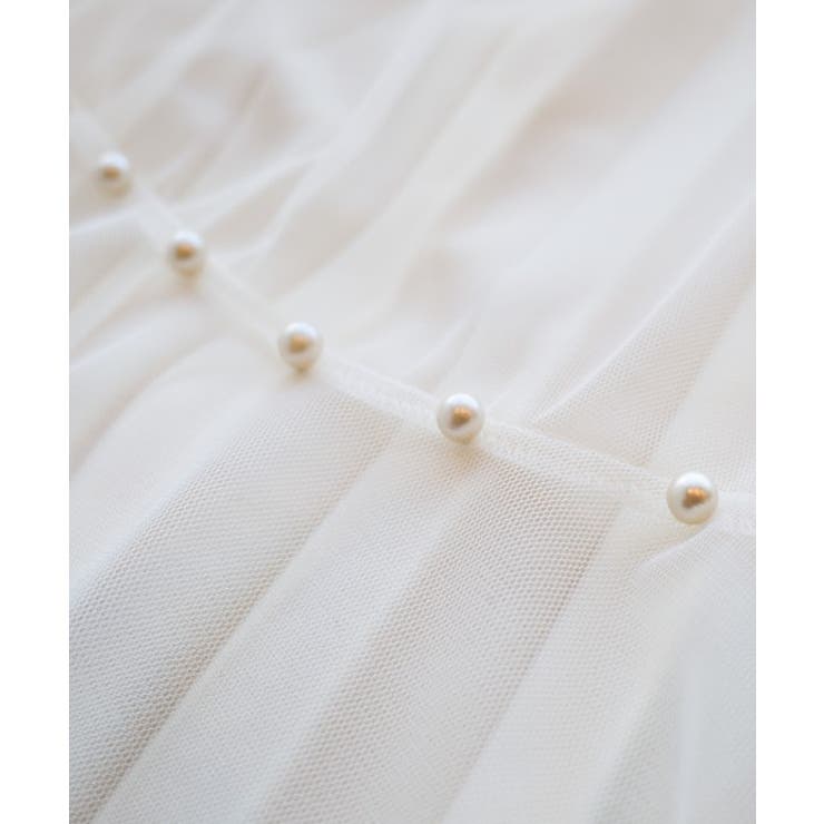 ふんわり大人フェミニン。パール使いリバーシブル２wayチュールスカート | Classical Elf  | 詳細画像25 