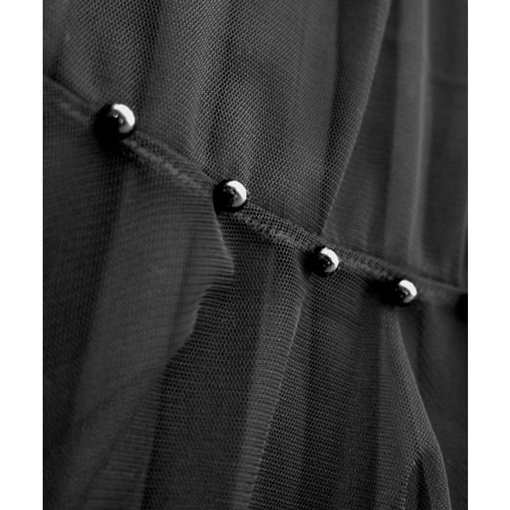 ふんわり大人フェミニン。パール使いリバーシブル２wayチュールスカート | Classical Elf  | 詳細画像26 