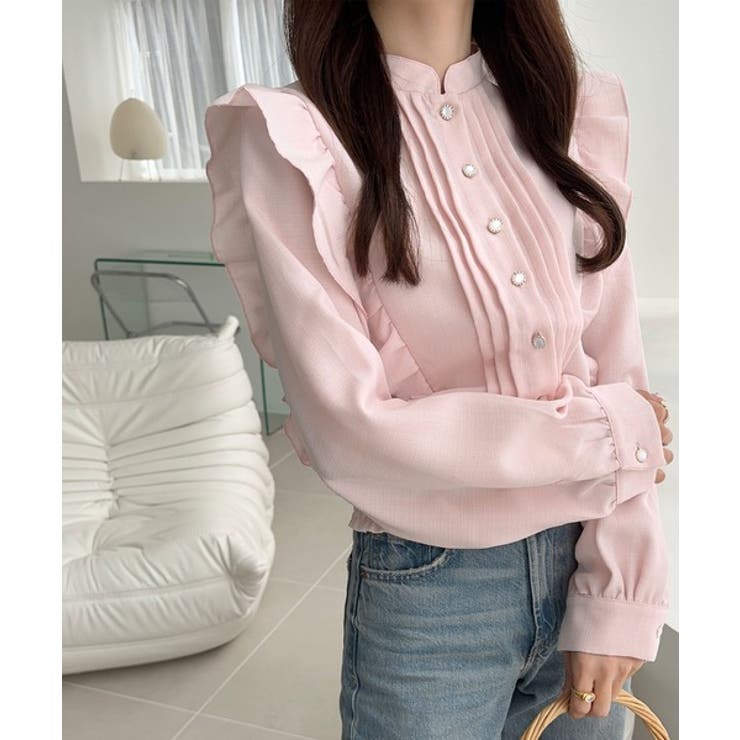 【mily bilet】女性らしさ際立つエレガントスタイル。ピンタックフリルブラ… | Classical Elf  | 詳細画像12 