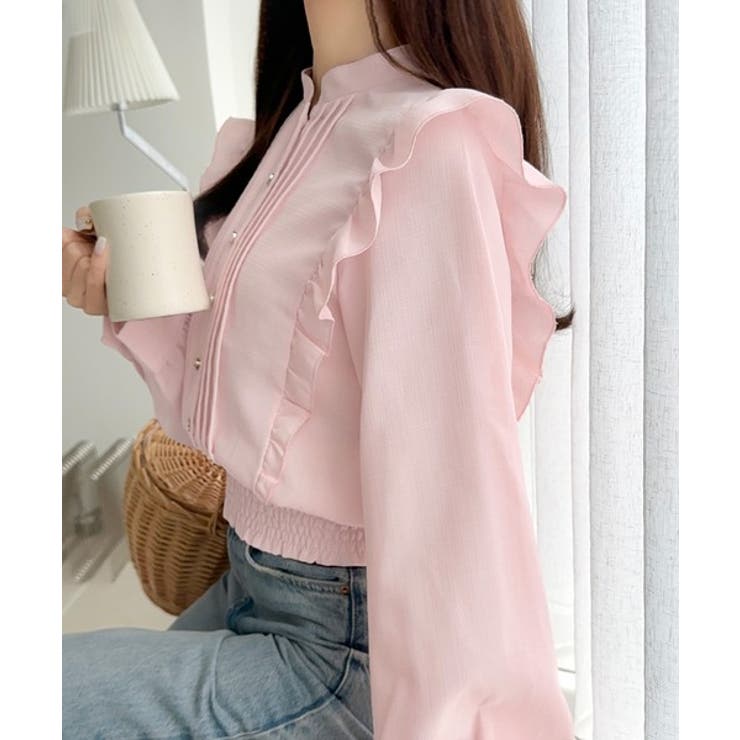 【mily bilet】女性らしさ際立つエレガントスタイル。ピンタックフリルブラ… | Classical Elf  | 詳細画像15 