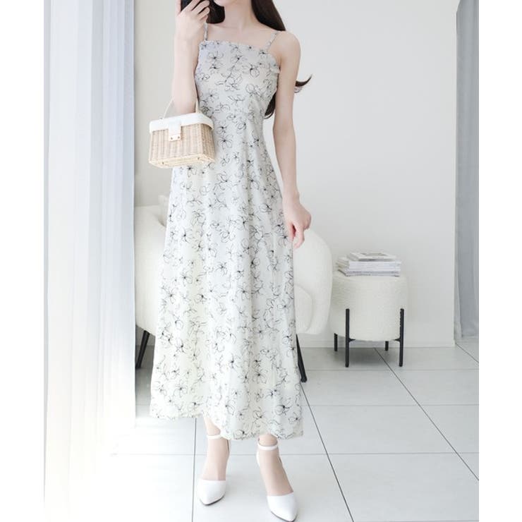 【mily bilet】透け感コーデ でつくる、映えガーリー。前後2WAY花柄シ… | Classical Elf  | 詳細画像10 