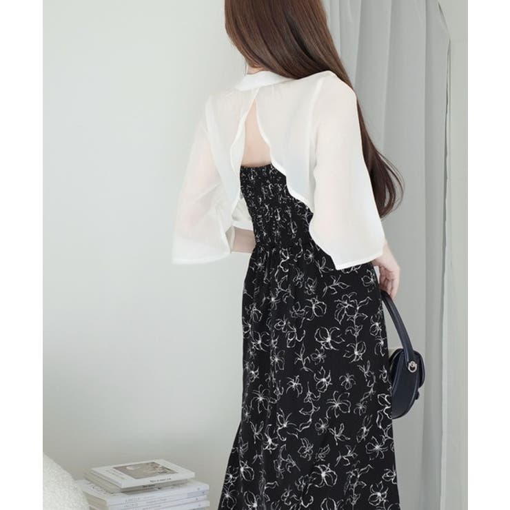 【mily bilet】透け感コーデ でつくる、映えガーリー。前後2WAY花柄シ… | Classical Elf  | 詳細画像19 