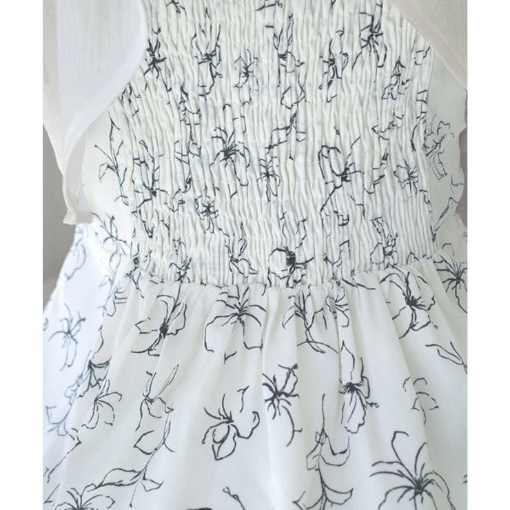 【mily bilet】透け感コーデ でつくる、映えガーリー。前後2WAY花柄シ… | Classical Elf  | 詳細画像24 