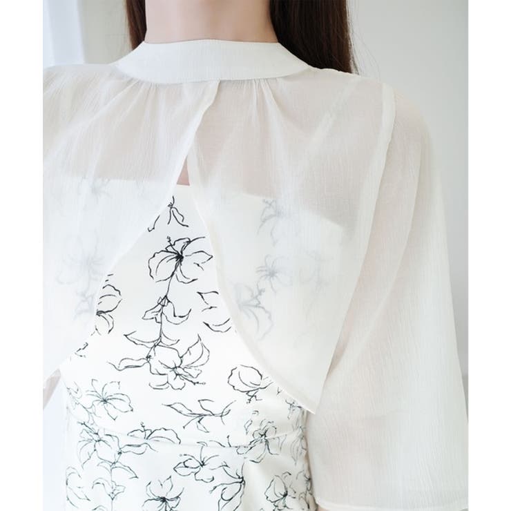 【mily bilet】透け感コーデ でつくる、映えガーリー。前後2WAY花柄シ… | Classical Elf  | 詳細画像25 