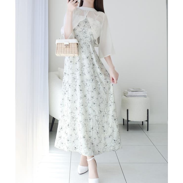 【mily bilet】透け感コーデ でつくる、映えガーリー。前後2WAY花柄シ… | Classical Elf  | 詳細画像6 