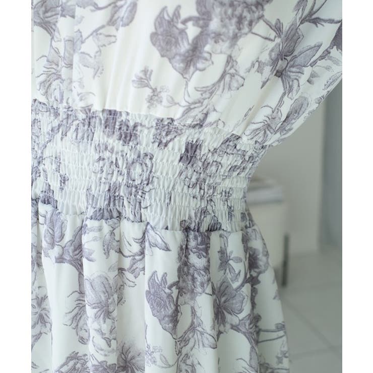 【mily bilet】爽やかで優雅な大人フェミニン。肩開きリボン２WAY花柄バ… | Classical Elf  | 詳細画像20 