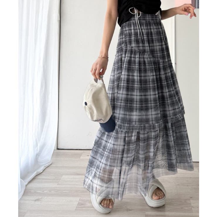 【mily bilet】大人可愛いエアリーな存在感。アシンメトリーフリルチェック… | Classical Elf  | 詳細画像12 