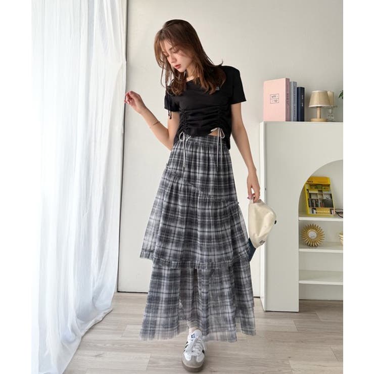 【mily bilet】大人可愛いエアリーな存在感。アシンメトリーフリルチェック… | Classical Elf  | 詳細画像19 