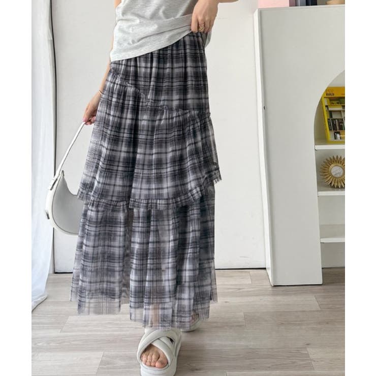 【mily bilet】大人可愛いエアリーな存在感。アシンメトリーフリルチェック… | Classical Elf  | 詳細画像20 