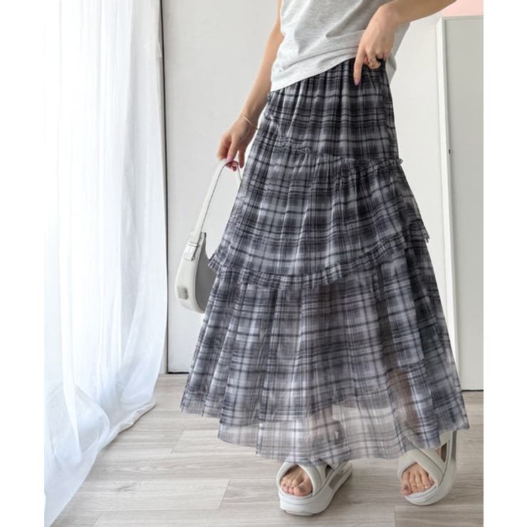 【mily bilet】大人可愛いエアリーな存在感。アシンメトリーフリルチェック… | Classical Elf  | 詳細画像21 