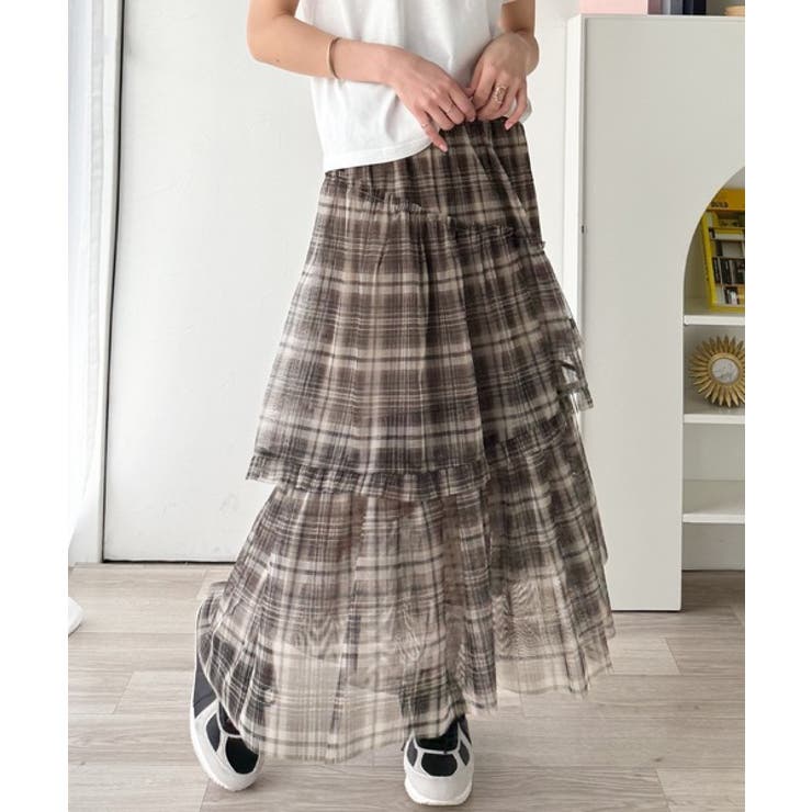 【mily bilet】大人可愛いエアリーな存在感。アシンメトリーフリルチェック… | Classical Elf  | 詳細画像25 