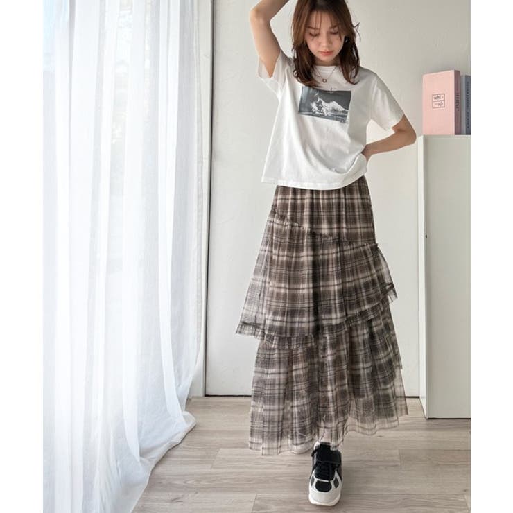 【mily bilet】大人可愛いエアリーな存在感。アシンメトリーフリルチェック… | Classical Elf  | 詳細画像27 