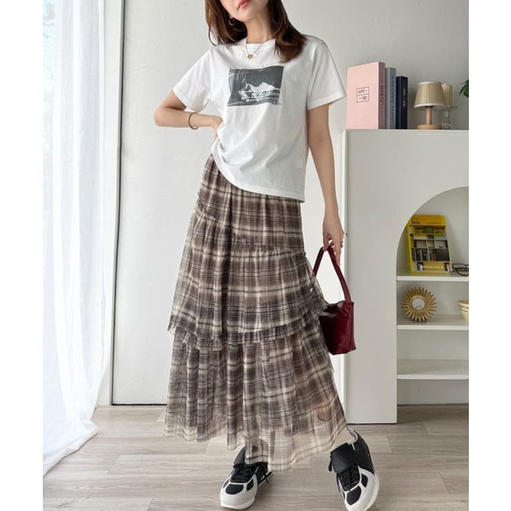 【mily bilet】大人可愛いエアリーな存在感。アシンメトリーフリルチェック… | Classical Elf  | 詳細画像29 