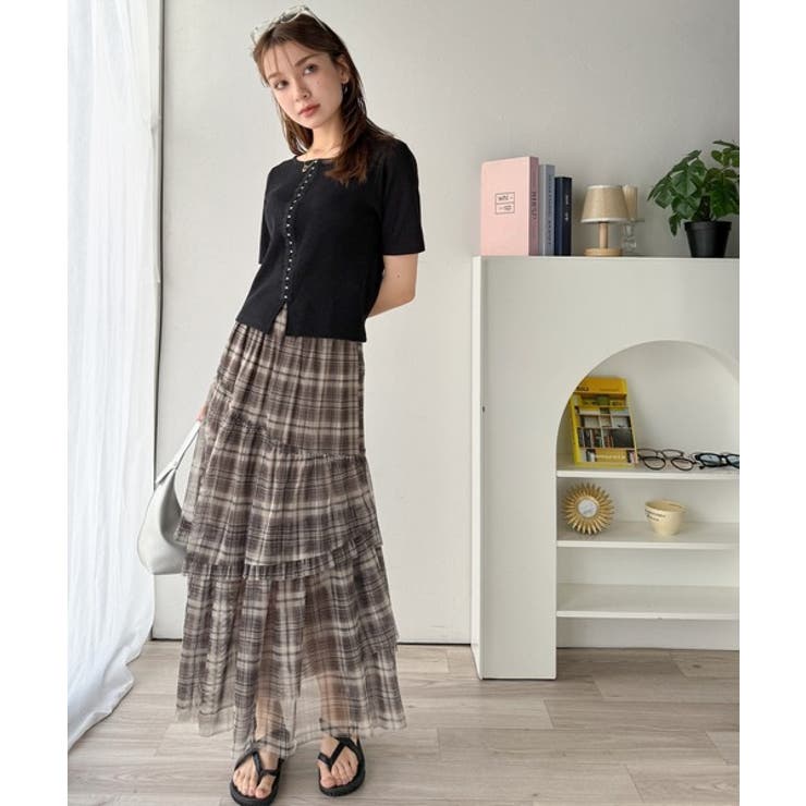 【mily bilet】大人可愛いエアリーな存在感。アシンメトリーフリルチェック… | Classical Elf  | 詳細画像32 