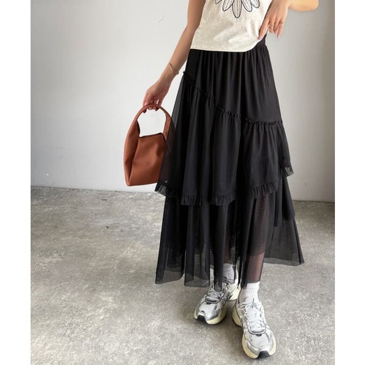 【mily bilet】大人可愛いエアリーな存在感。アシンメトリーフリルチェック… | Classical Elf  | 詳細画像1 