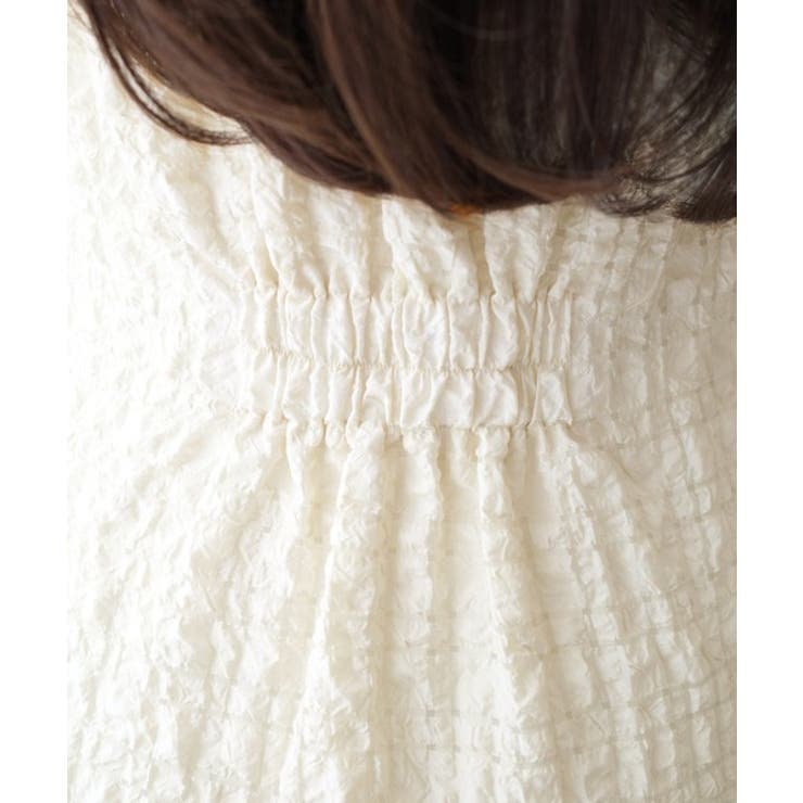 【mily bilet】甘さと気品を一枚に。ビッグオーガンジーケープ付きオフショ… | Classical Elf  | 詳細画像18 