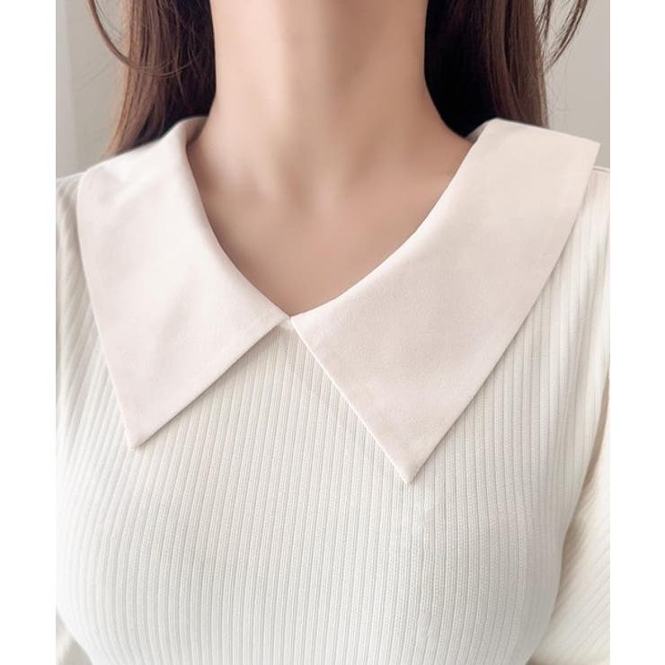 愛され要素がぎゅっと盛り♪シャツ襟チェックアシメフリルドッキングロングワンピース… | Classical Elf  | 詳細画像24 