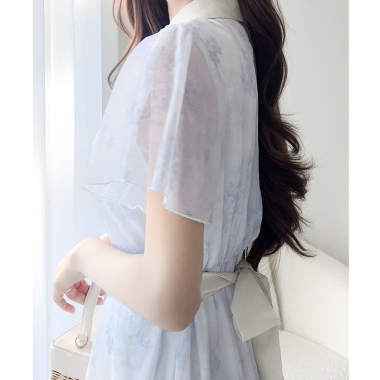 【mily bilet】夏を涼む相棒ワンピ♪水彩フラワーが上品。シアーフローラル… | Classical Elf  | 詳細画像21 