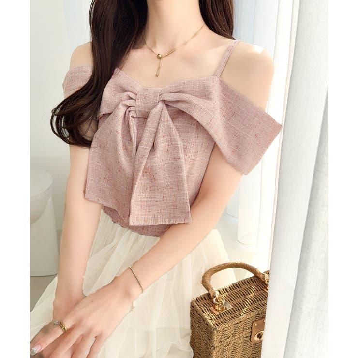 【mily bilet】一枚に大人可愛いを凝縮。リボンデザイントップス×チュール… | Classical Elf  | 詳細画像23 