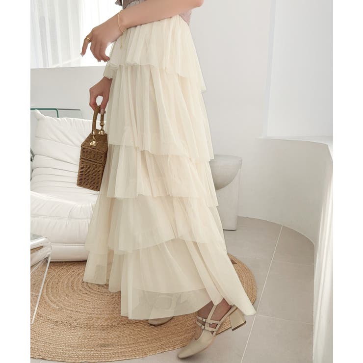 【mily bilet】一枚に大人可愛いを凝縮。リボンデザイントップス×チュール… | Classical Elf  | 詳細画像28 