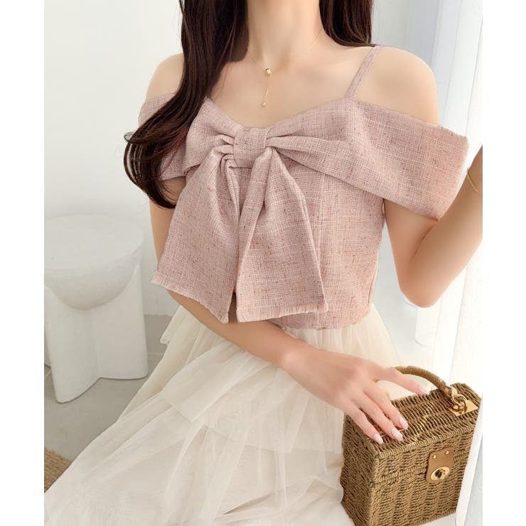 【mily bilet】一枚に大人可愛いを凝縮。リボンデザイントップス×チュール… | Classical Elf  | 詳細画像29 