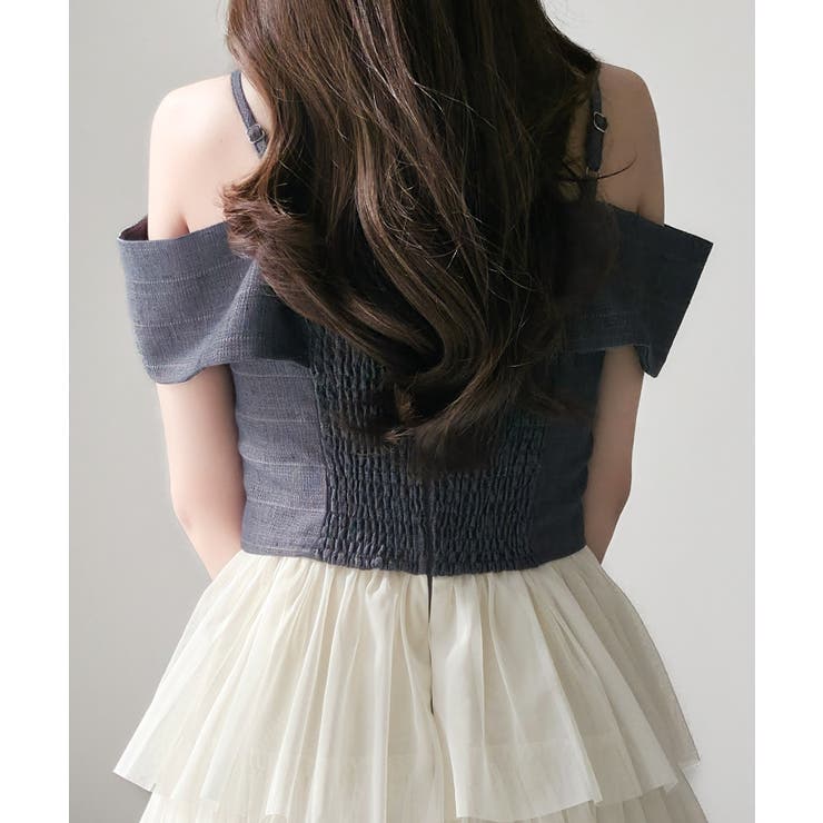 【mily bilet】一枚に大人可愛いを凝縮。リボンデザイントップス×チュール… | Classical Elf  | 詳細画像32 