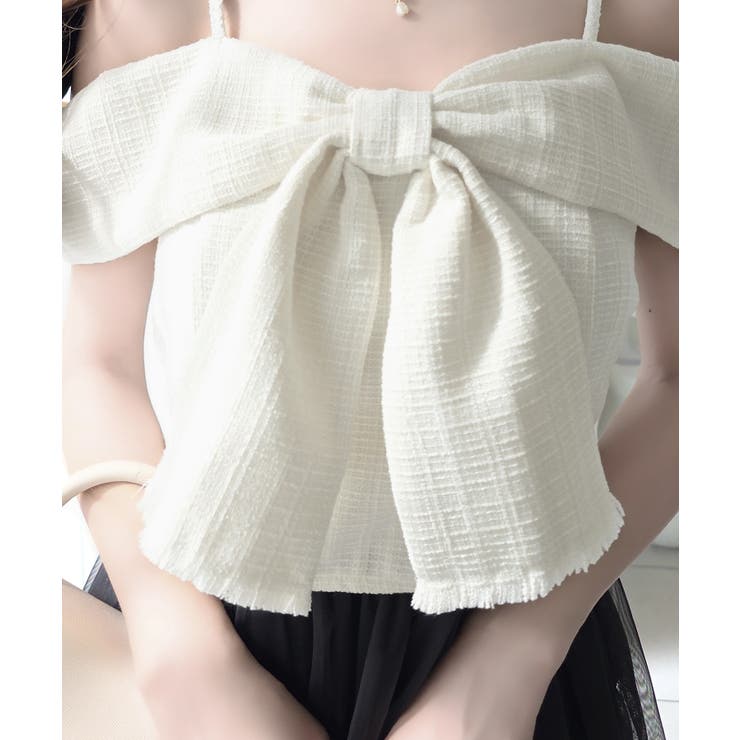 【mily bilet】一枚に大人可愛いを凝縮。リボンデザイントップス×チュール… | Classical Elf  | 詳細画像34 