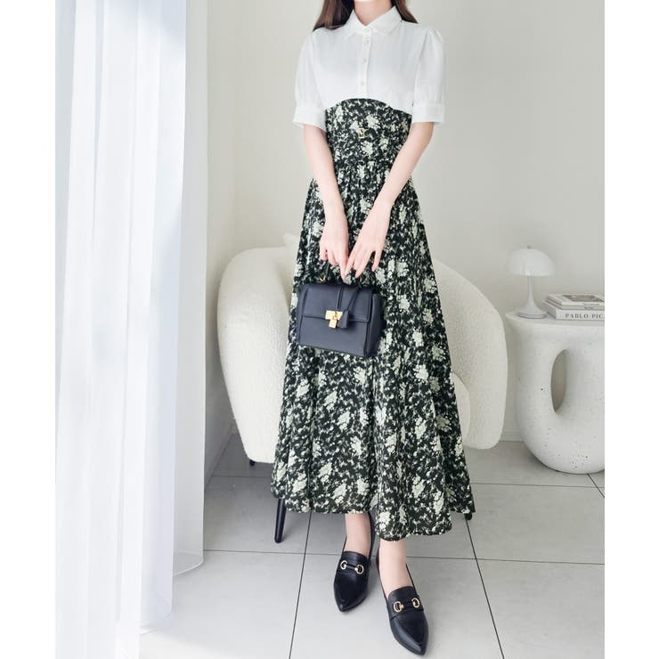 【mily bilet】“似合うね”がもらえる、愛されシルエット。無地シャツ×花… | Classical Elf  | 詳細画像16 