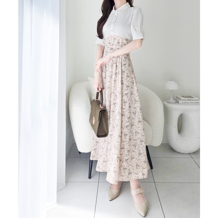 【mily bilet】“似合うね”がもらえる、愛されシルエット。無地シャツ×花… | Classical Elf  | 詳細画像25 