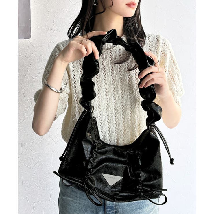 見た目以上の収納力。クラッキングエナメル２WAYドロストハンドルリボンデザインハ… | Classical Elf  | 詳細画像11 