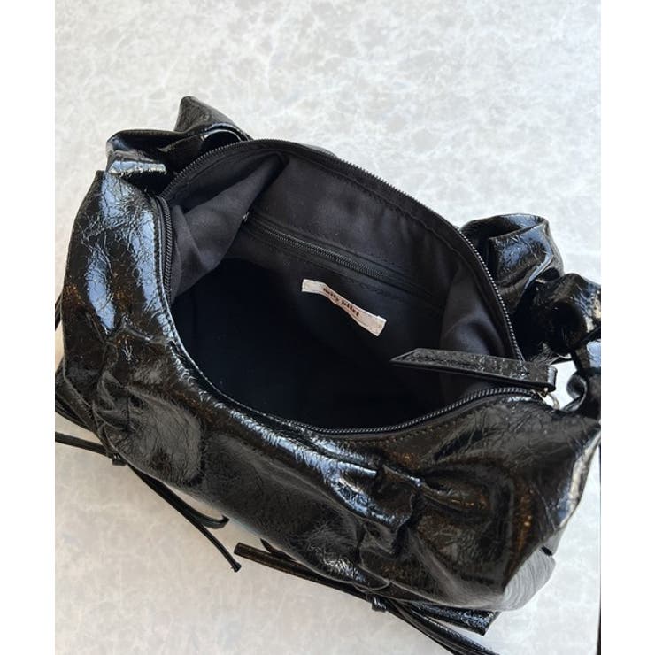 見た目以上の収納力。クラッキングエナメル２WAYドロストハンドルリボンデザインハ… | Classical Elf  | 詳細画像29 