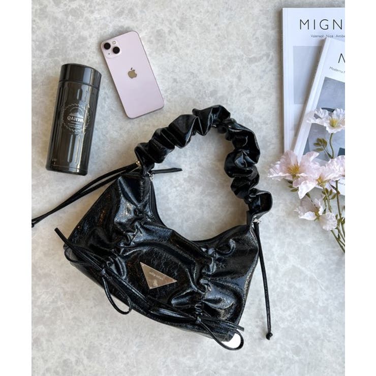 見た目以上の収納力。クラッキングエナメル２WAYドロストハンドルリボンデザインハ… | Classical Elf  | 詳細画像30 