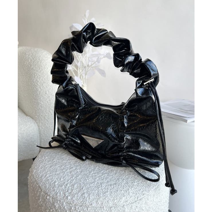 見た目以上の収納力。クラッキングエナメル２WAYドロストハンドルリボンデザインハ… | Classical Elf  | 詳細画像31 