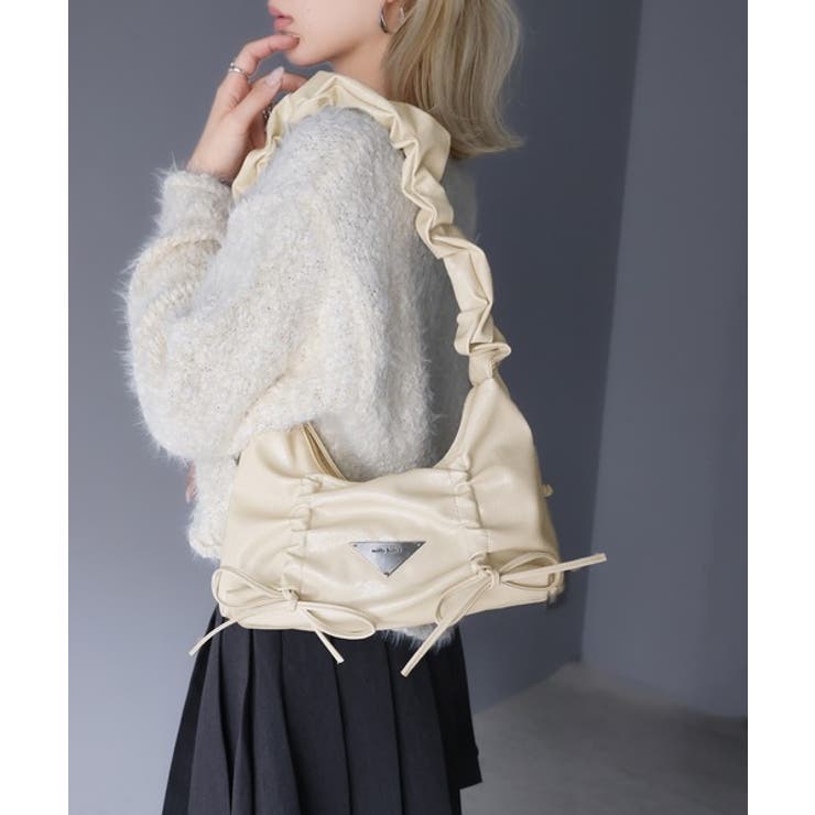 見た目以上の収納力。クラッキングエナメル２WAYドロストハンドルリボンデザインハ… | Classical Elf  | 詳細画像2 