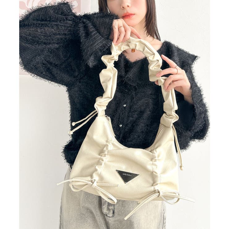 見た目以上の収納力。クラッキングエナメル２WAYドロストハンドルリボンデザインハ… | Classical Elf  | 詳細画像3 