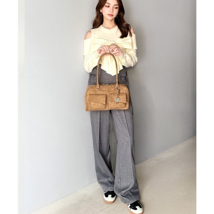 【mily bilet】今季マストなトレンドバッグ。チャーム付きショルダーバッグ | Classical Elf  | 詳細画像46 