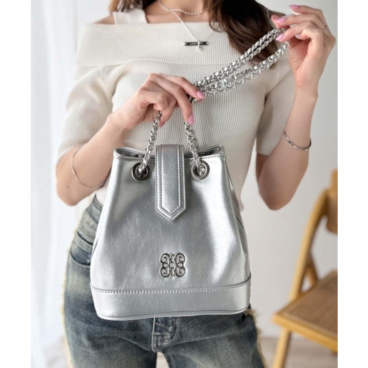 高見え×機能性。わがまま叶える、最強おでかけバッグ♪ロゴプレート使いチェーン巾着… | Classical Elf  | 詳細画像18 